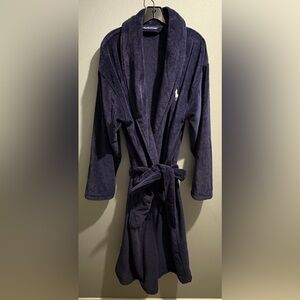 Polo by Ralph Lauren Navy Blue Robe